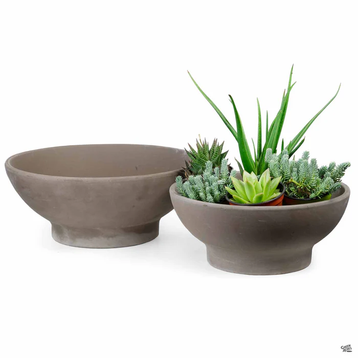 2427-german-planter-bowl-clay-pot-chocolate-marbled-1.webp German Planter Bowl Clay Pot Chocolate Marbled
