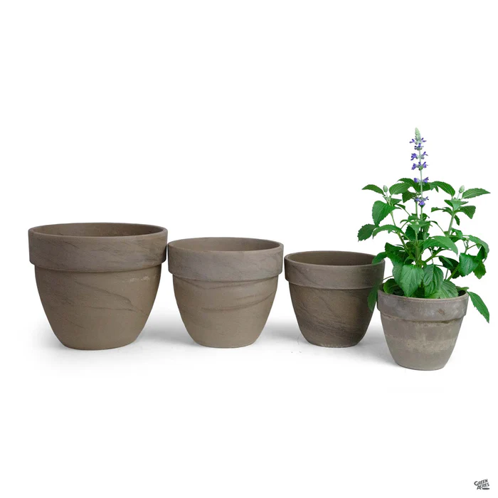 German Basalt Clay Lavante Pot