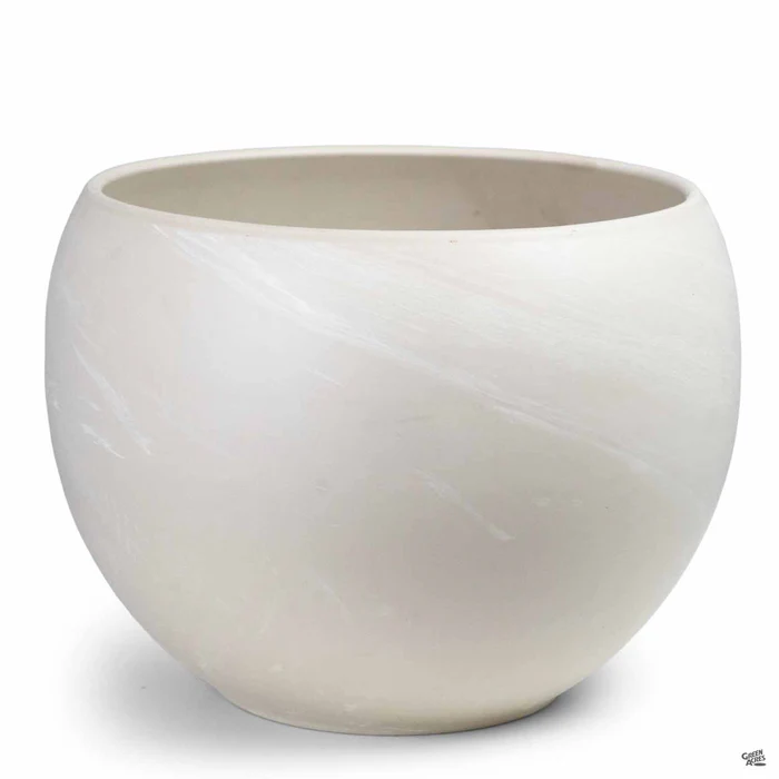Luna Sphere Granite Clay Pot