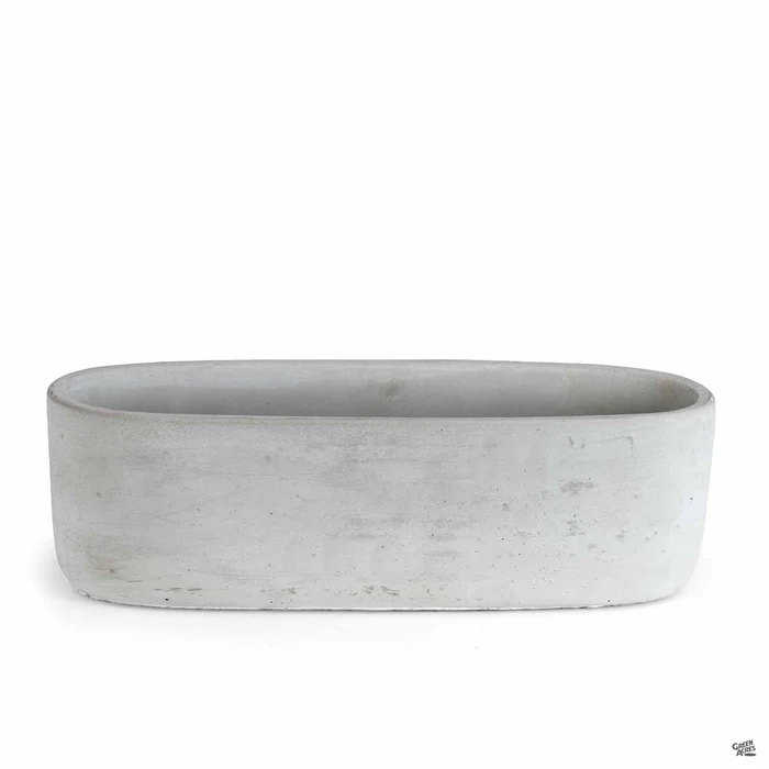 Low Oval Plant Vessel