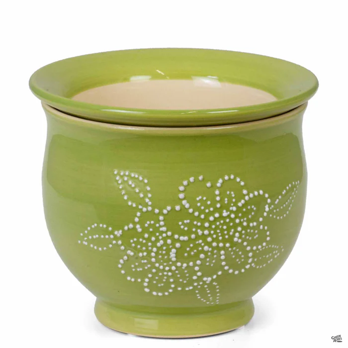 Floral African Violet Self-Watering Pot