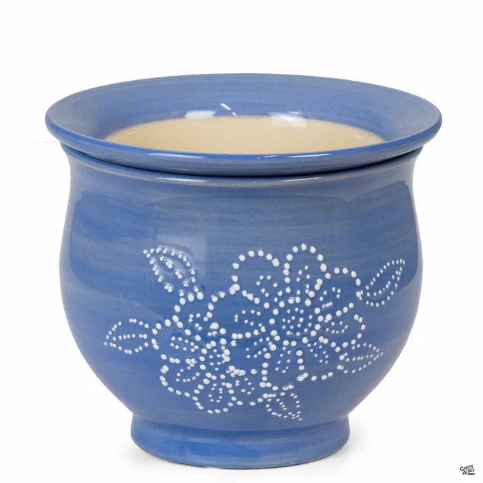 Floral African Violet Self-Watering Pot