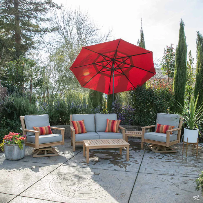 Sunbrella Outdoor All-Weather Lumbar Pillow | Astoria Sunset