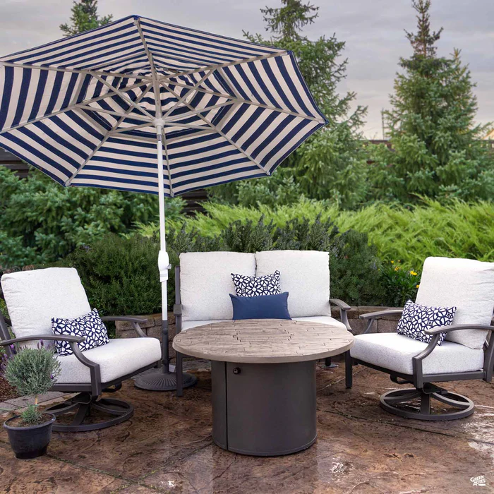 Sunbrella Outdoor All-Weather Lumbar Pillow | Luxe Indigo