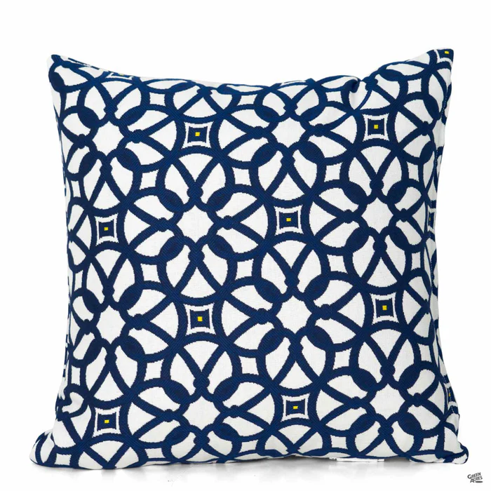 Sunbrella Outdoor All-Weather Throw Pillow | Luxe Indigo