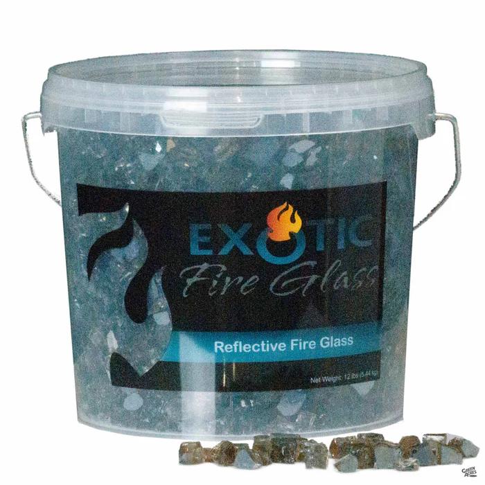 Exotic Fire Glass Reflective Fire Glass | Bronze