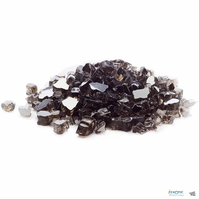 Exotic Fire Glass Reflective Fire Glass | Bronze