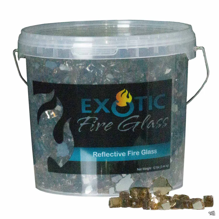 Exotic Fire Glass Reflective Fire Glass | Copper