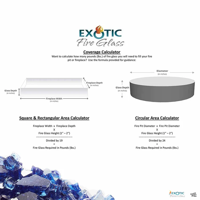Exotic Fire Glass Reflective Fire Glass | Copper