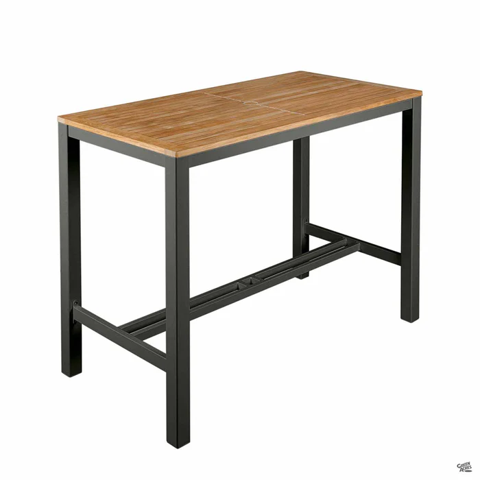 Aura Teak and Aluminum Dining Set