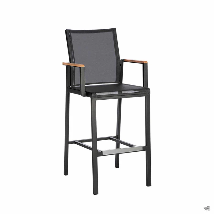 Aura Teak and Aluminum Dining Set