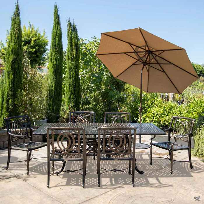 Grand Terrace Swivel Dining Chair