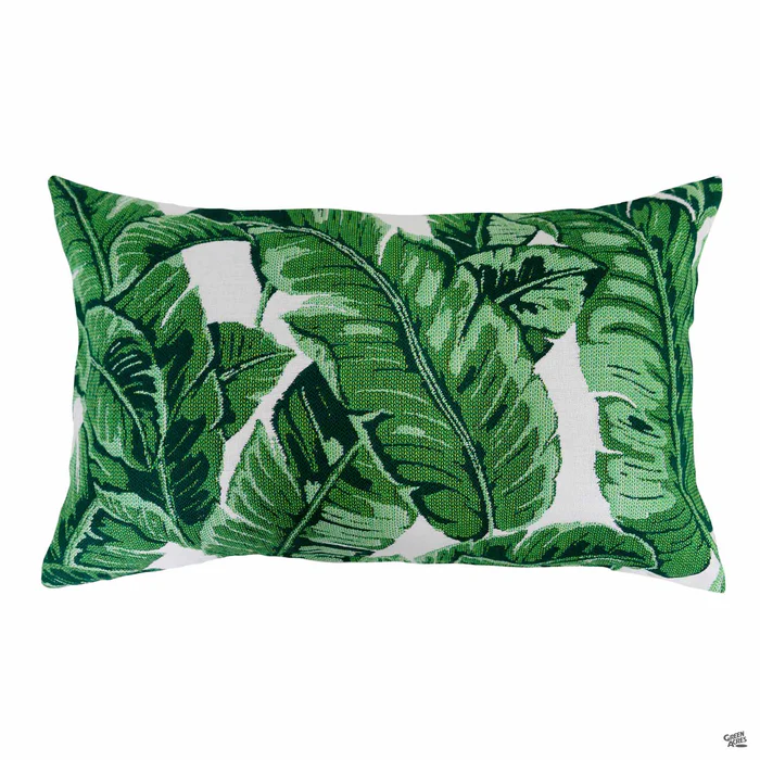 Sunbrella Outdoor All-Weather Lumbar Pillow | Tropics Jungle