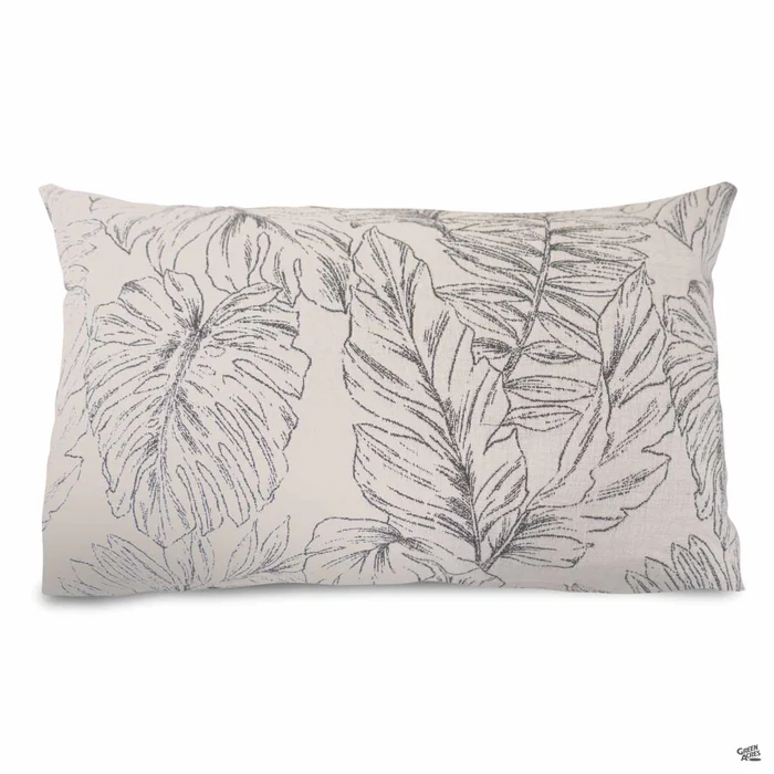 Sunbrella Outdoor All-Weather Lumbar Pillow | Calm Graphite