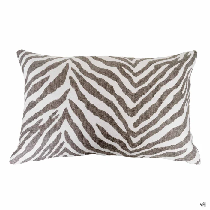Sunbrella Outdoor All-Weather Lumbar Pillow | Namibia Grey