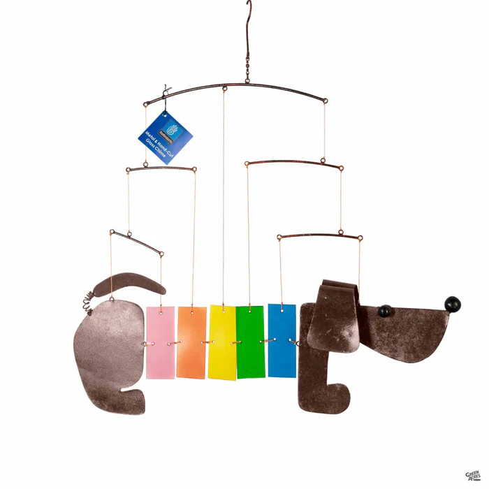 Rainbow Dachsie Wind Chime