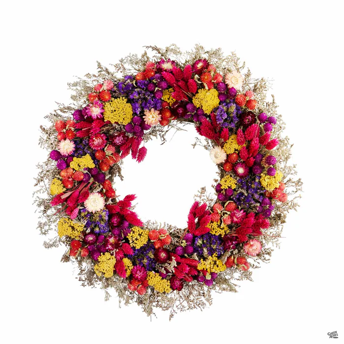 Spring Dried Floral Wreaths