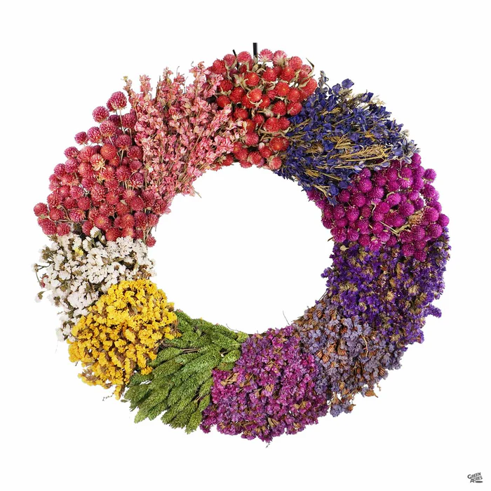 Spring Dried Floral Wreaths