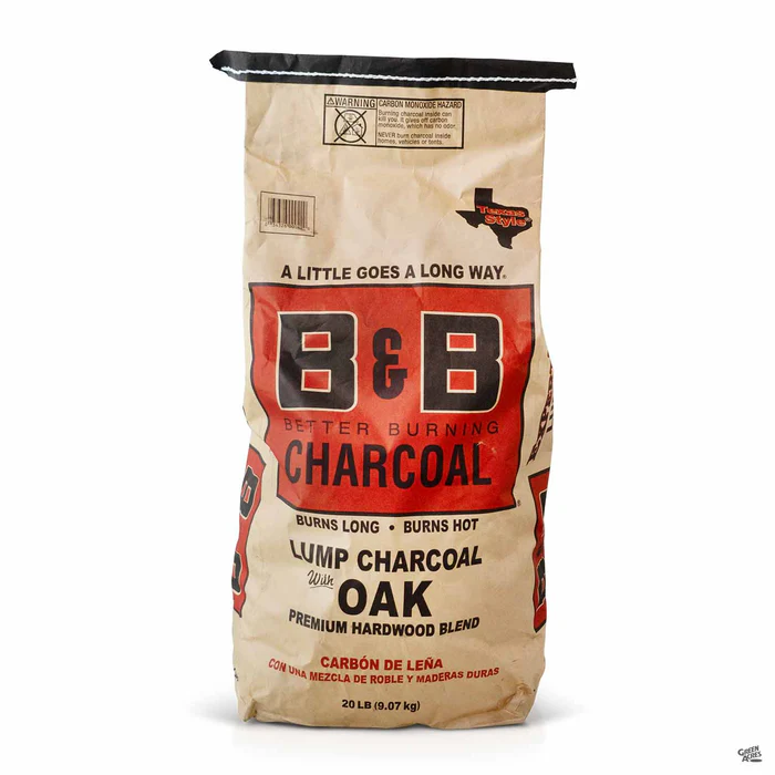 B&B Oak Lump Charcoal 20 lb