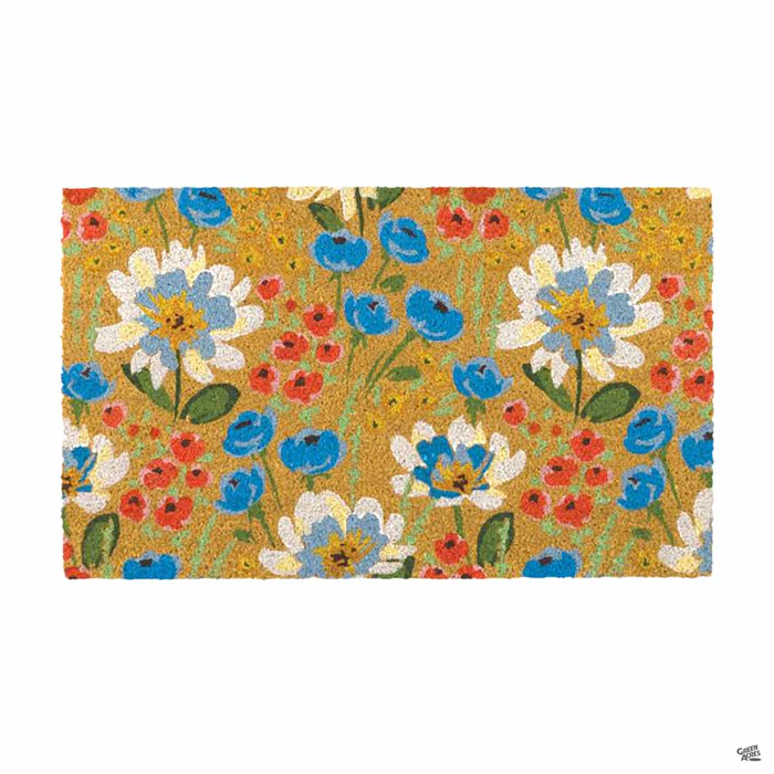 Poppy Spring Coir Door Mat
