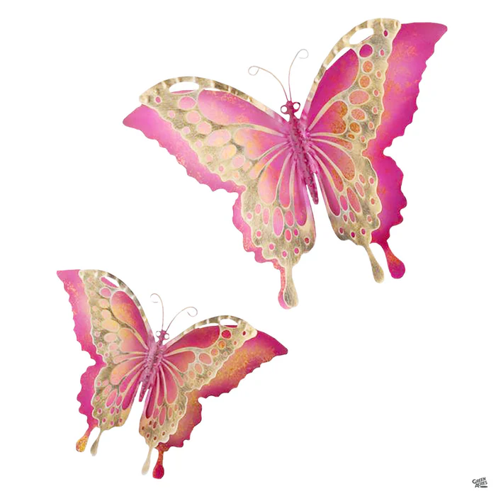 4878-pink-and-gold-butterfly-wall-decor-1.webp Pink and Gold Butterfly Wall Decor