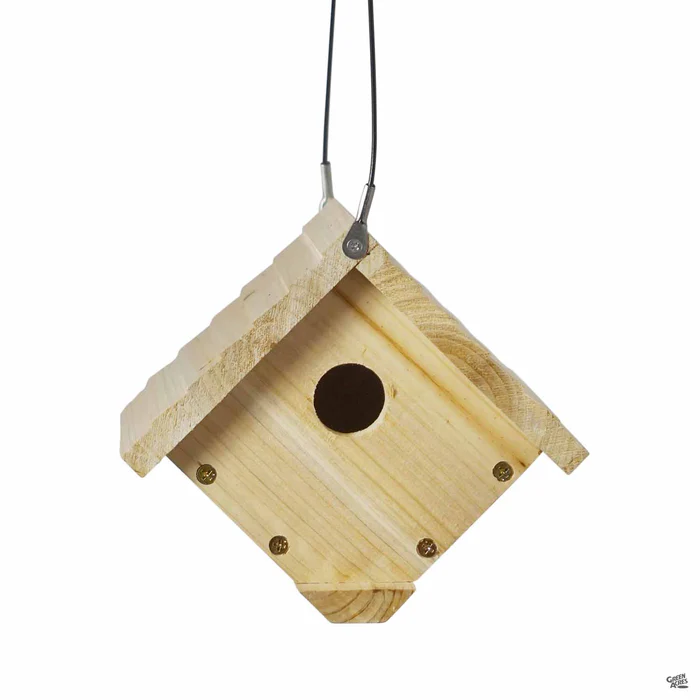 Wood Hanging Bird House