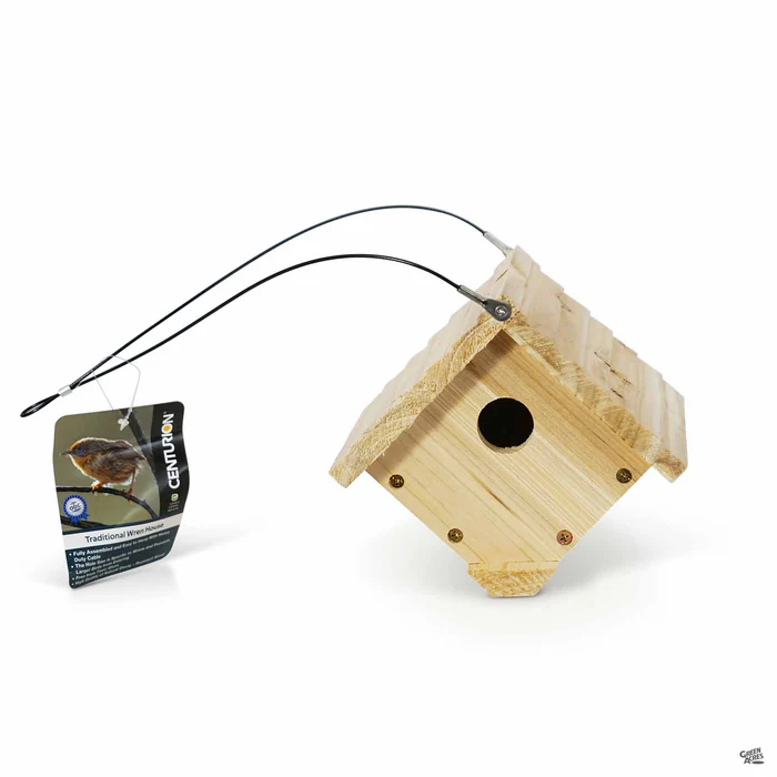 Wood Hanging Bird House