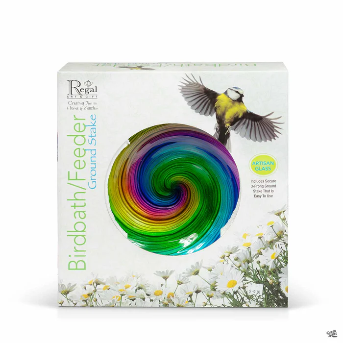Bird Bath and Feeder Garden Stake