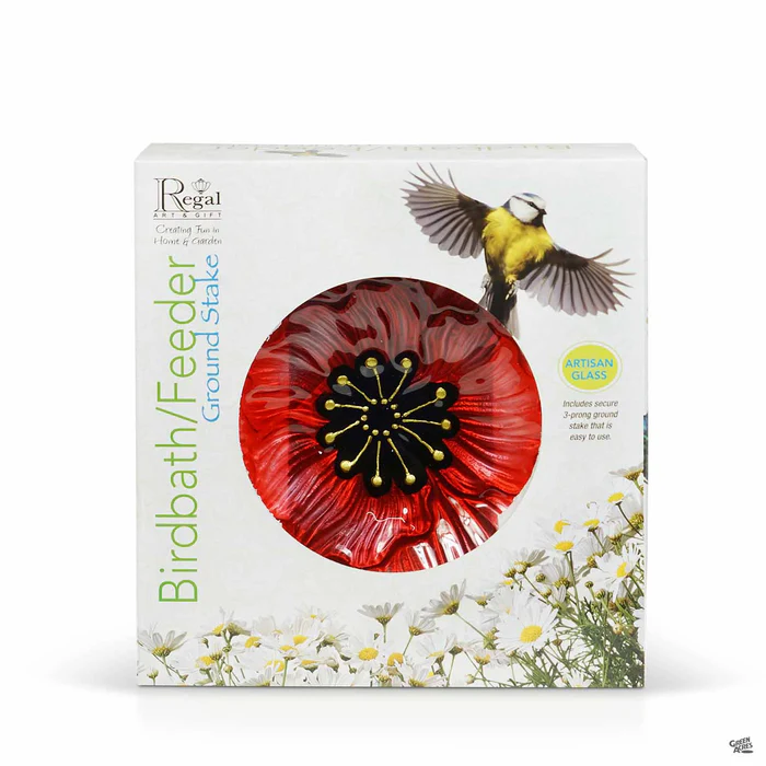 Bird Bath and Feeder Garden Stake