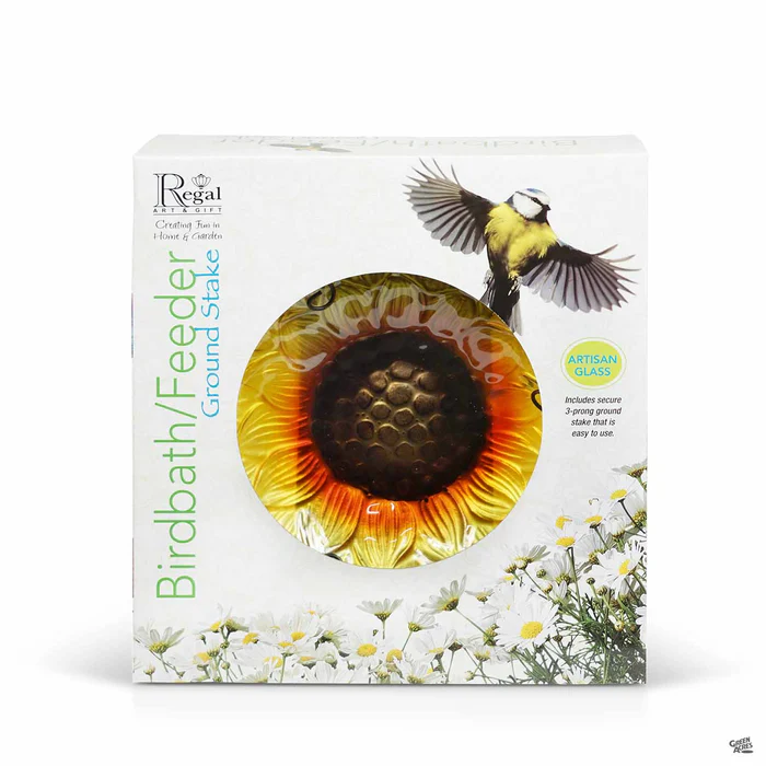 Bird Bath and Feeder Garden Stake