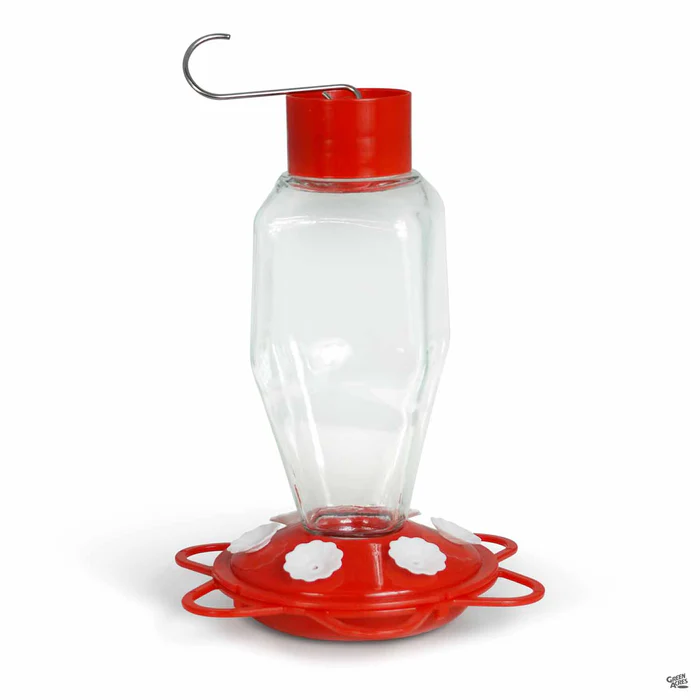 Glass Bottle Hummingbird Feeder 20 oz