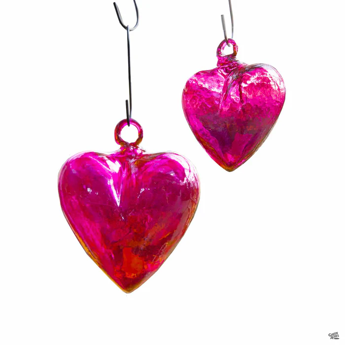 Hand Blown Glass Heart
