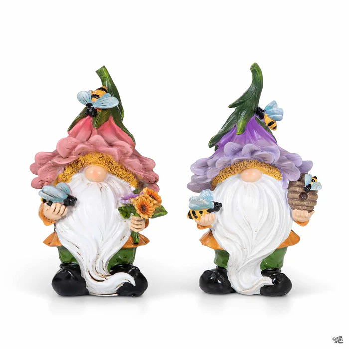 Gnome with Flower Hat