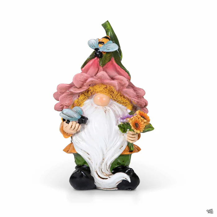 Gnome with Flower Hat