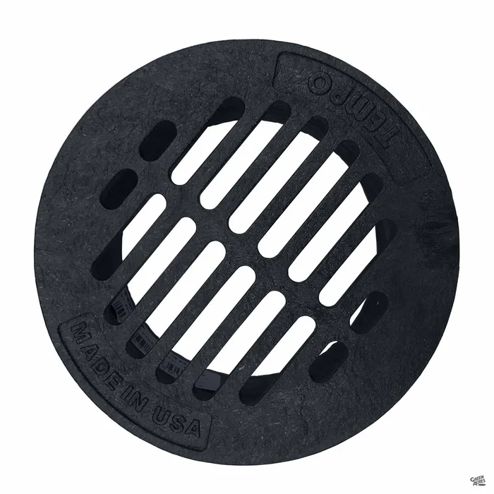 3" Black Round Grate